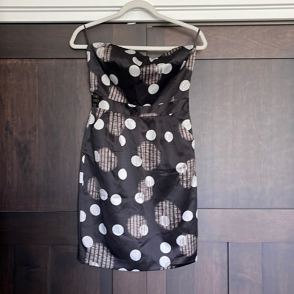 Banana Republic Strapless Black Dress pockets Size 0
